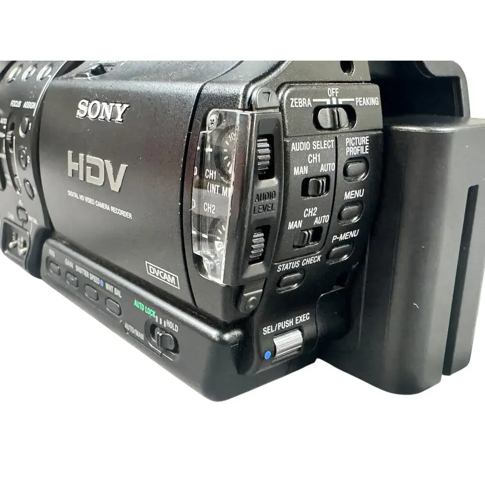 Sony HVR-Z1U 3CCD HDV Camcorder Video Camera HD & HVL-LBP Light